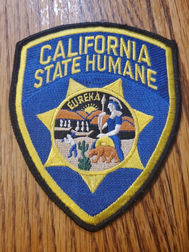 Vintage "CA Humane Police Patch"