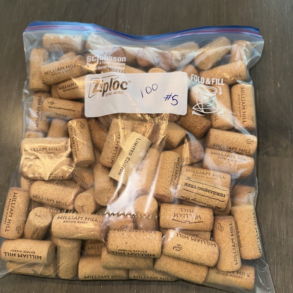 Used Assorted Wine Corks Lot of 100 Variety  Crafts
