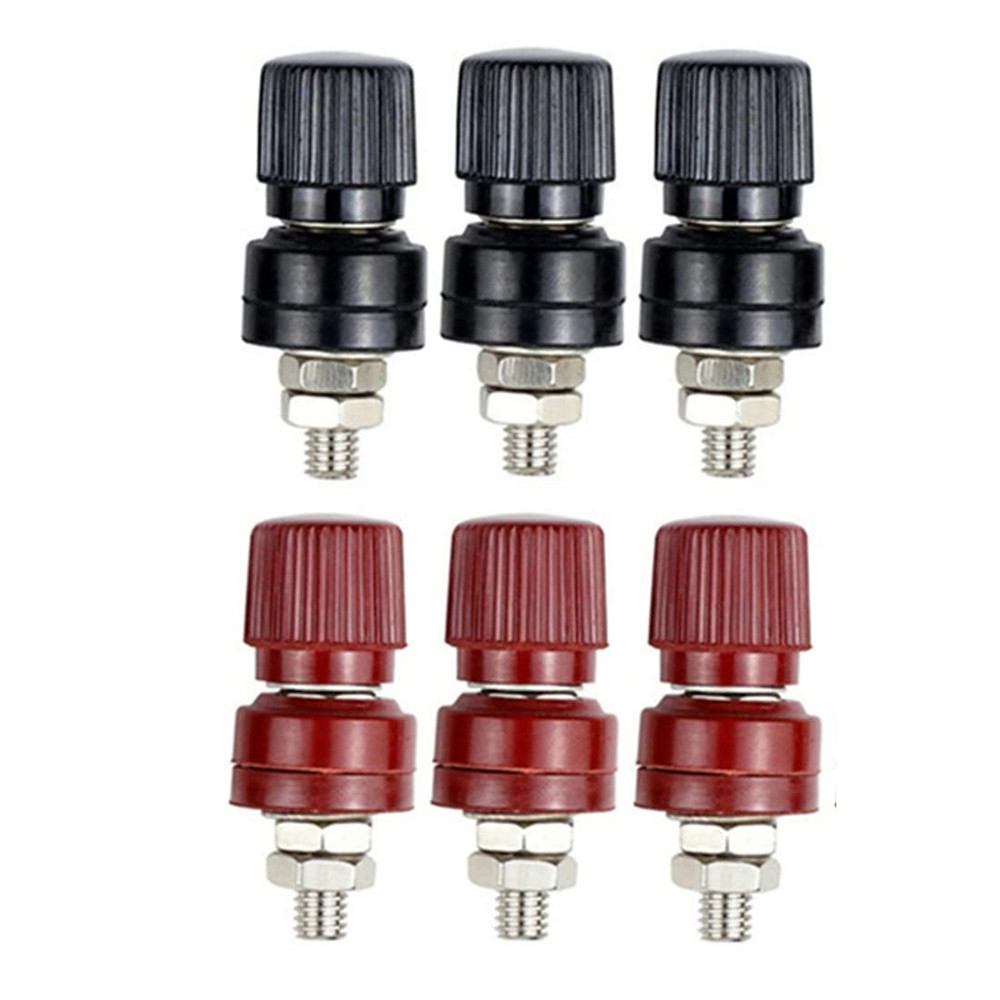 6Pcs Terminal Binding Post M8 Threaded Diameter Binding Post JR2069