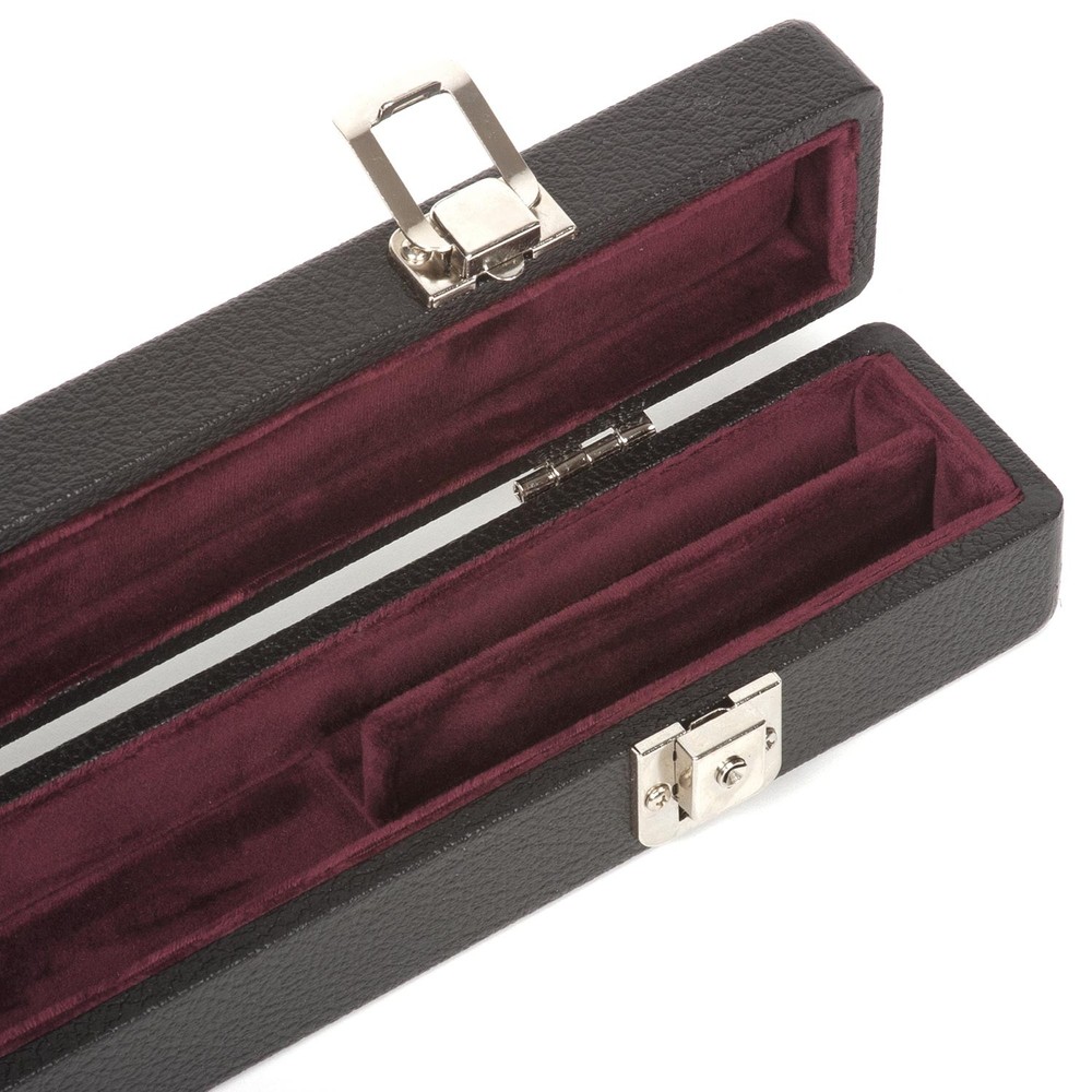 Bobelock Two Bow Case, Vinyl-Covered with Wine Interior