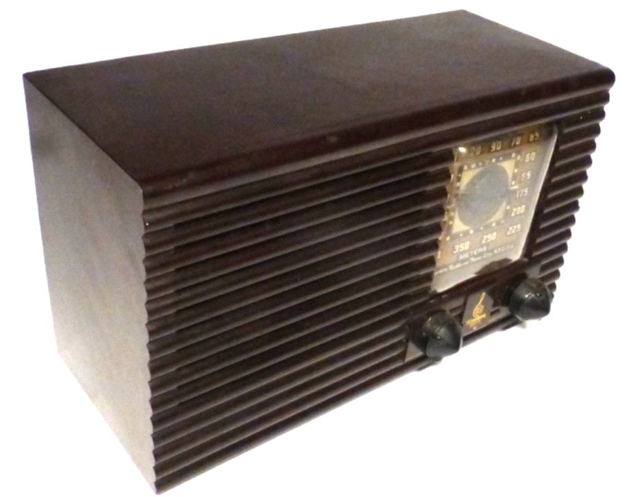 vintage Tiny EMERSON TABLETOP RADIO - Non-Working / EXCELLENT BAKELITE SHELL