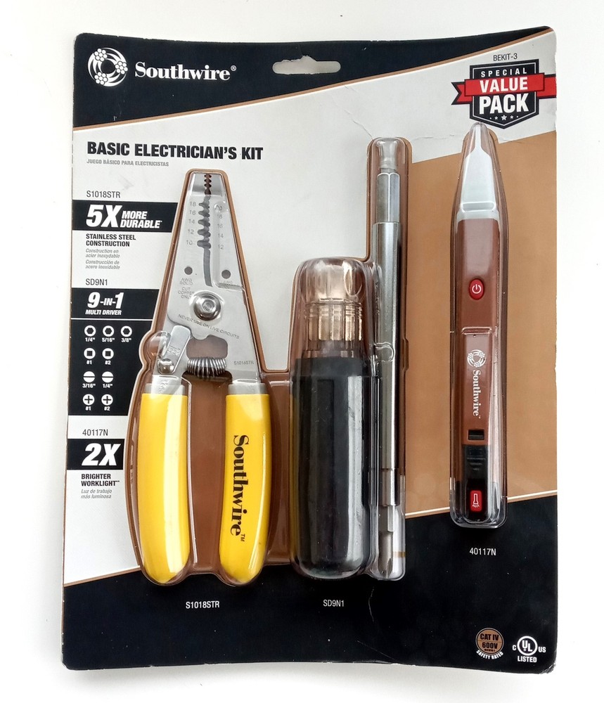 Southwire BEKIT-3 Basic Electricians Tool Kit