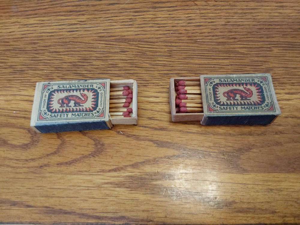 Germany SALAMANDER Safty Matches x 2 Boxes