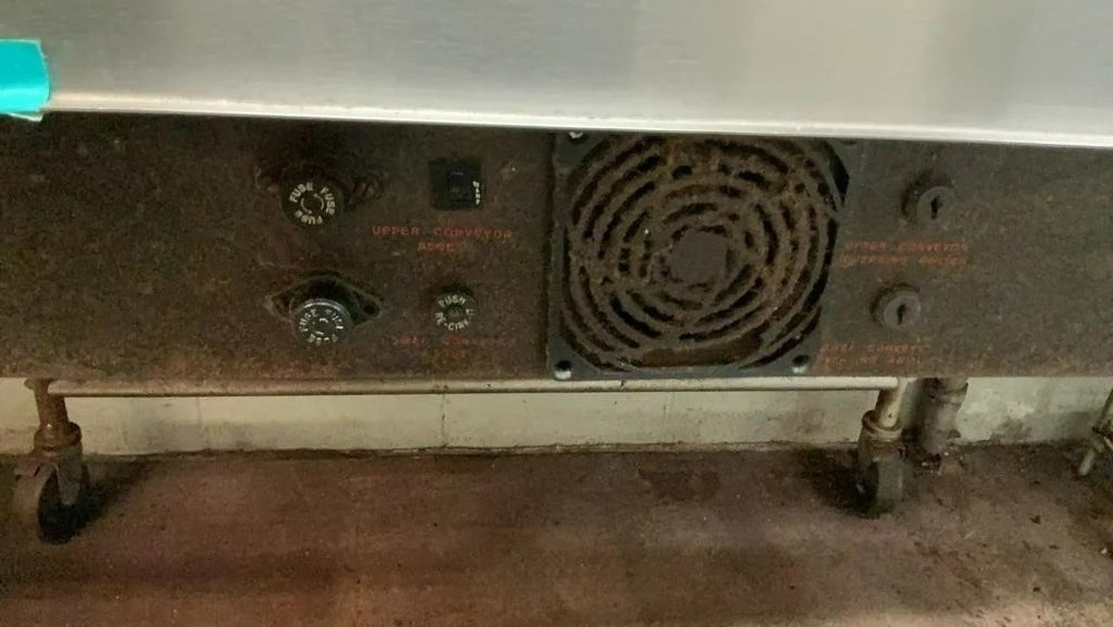 CTX Double Stack Electric Conveyor Oven Commercial 208V Pizza 2 Deck Roller #1A