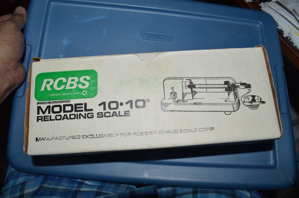 RCBS RELOADING SCALE MODEL 10-10, NO MANUAL