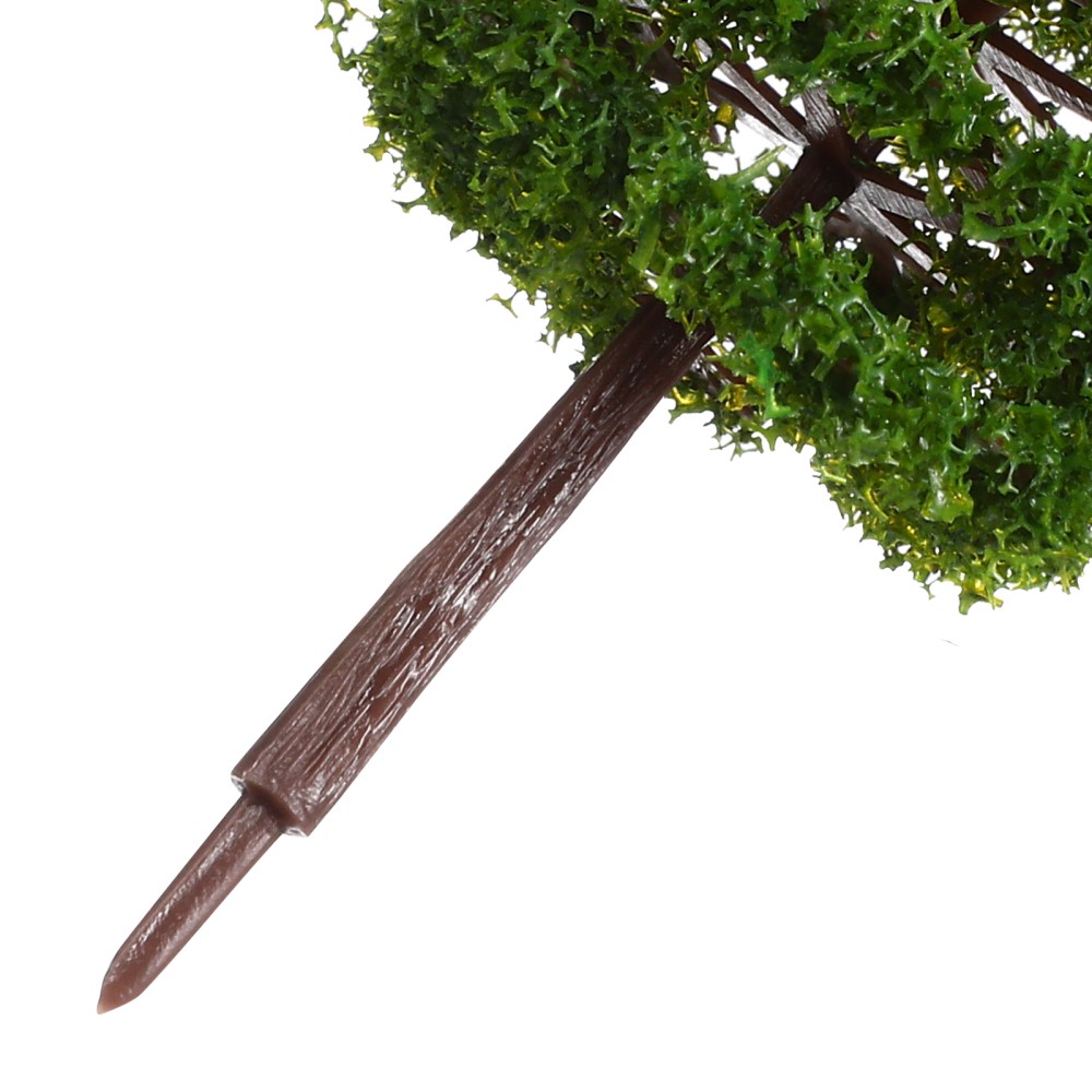 20 Pcs Plastic 9 CM Green Model Trees for Architectural Scenery Layout