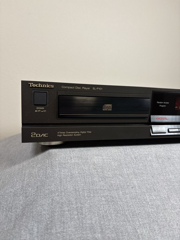 Technics SL-P101 CD Player 2DAC 4x Oversampling-Tray Doesn’t Eject