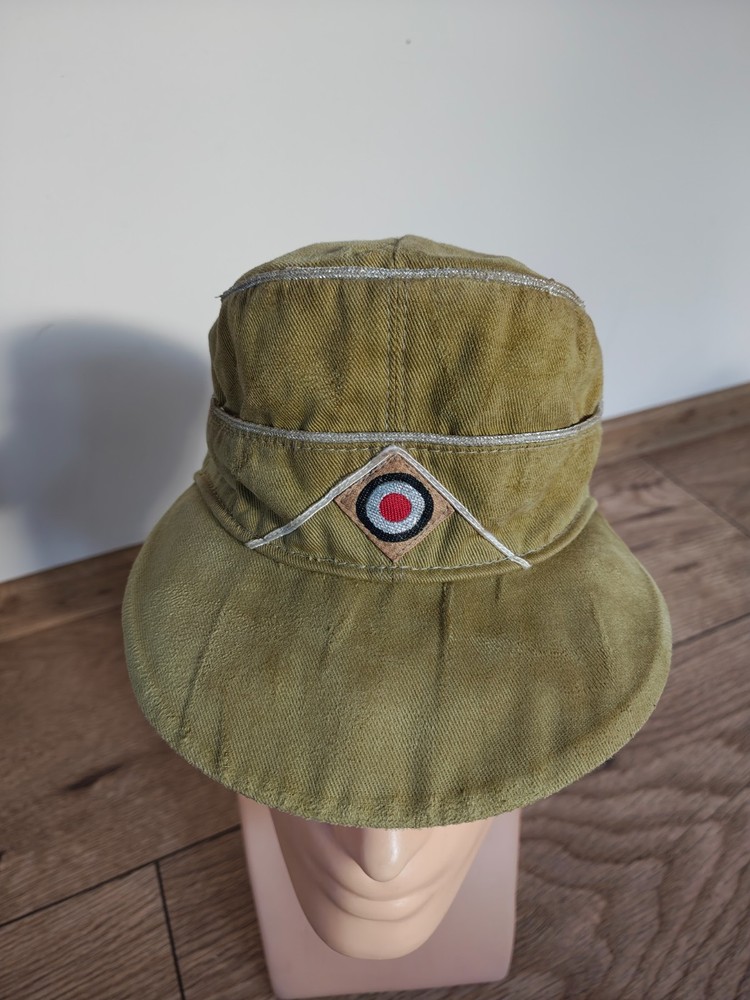 WW2 GERMAN WH OFICER AFRIKACORP HAT