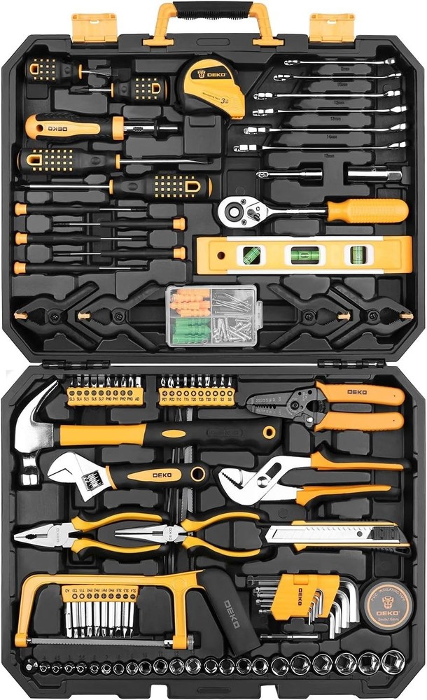 228 Piece Socket Wrench Auto Repair Toolbox Storage Case