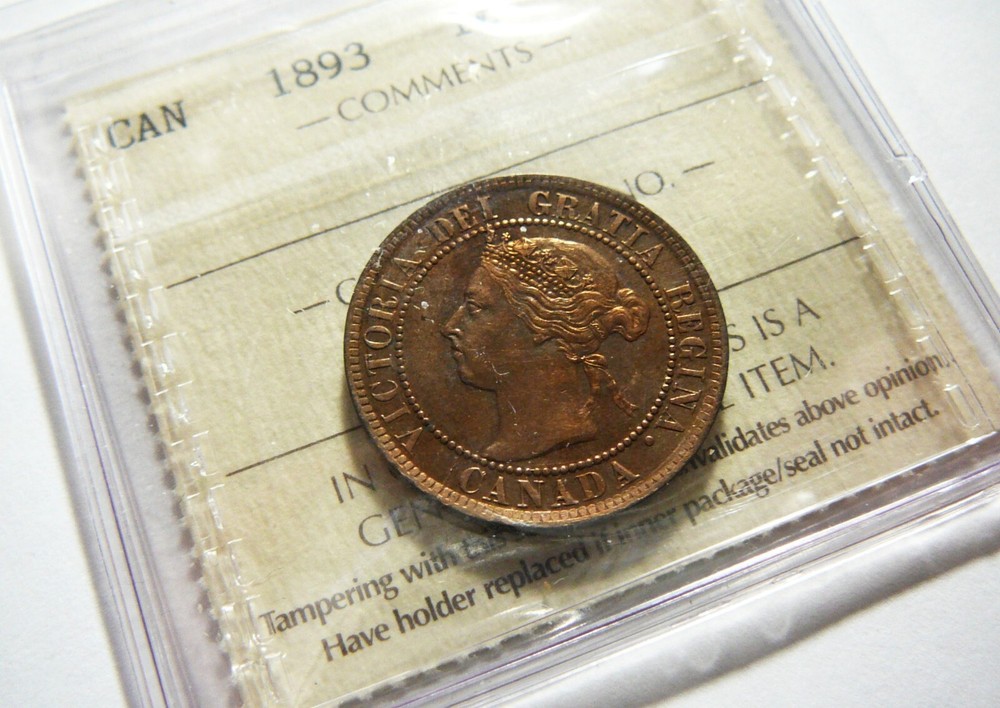 1893 1c ICCS AU 55 Canada Cent