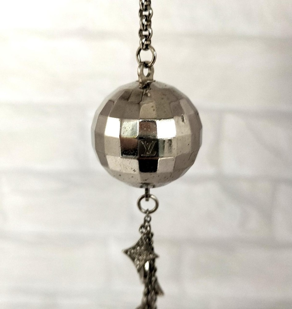 Louis Vuitton Portocre Glitter Keychain
