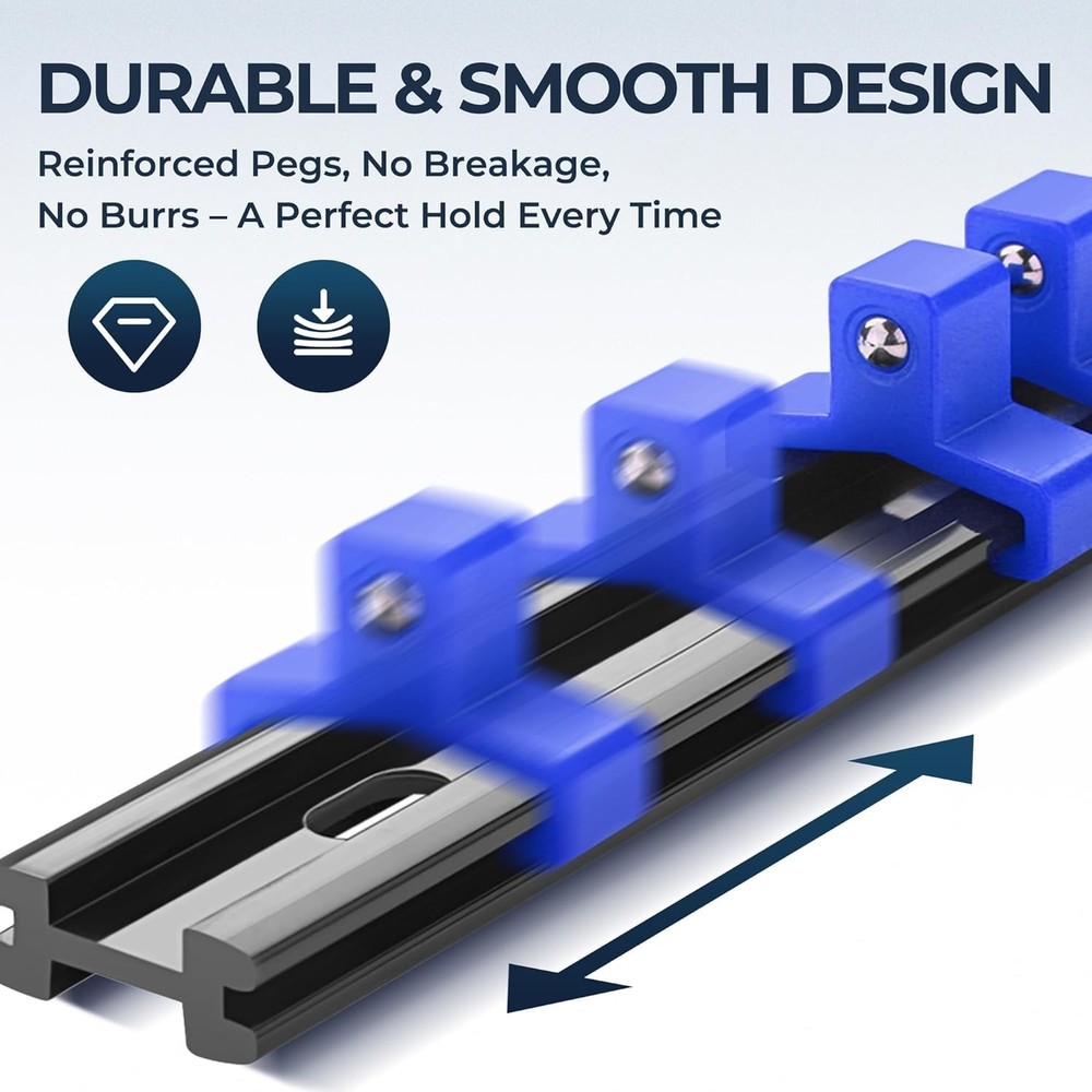 Heavy Duty 9-Piece Socket Organizer Set