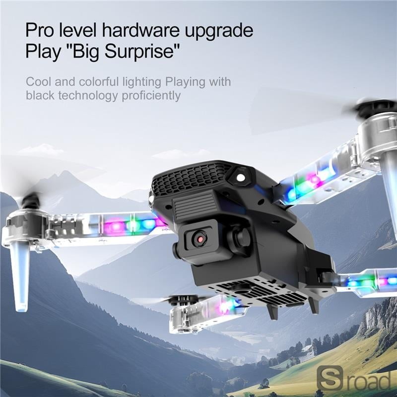 4K Dual Camera RC Drone With Optical Flow & One-Key Takeoff, White