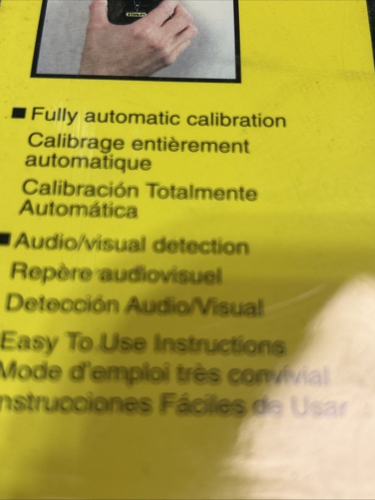STANLEY IntelliSensor Plus Electronic Stud Finder Sensor Model 77-100