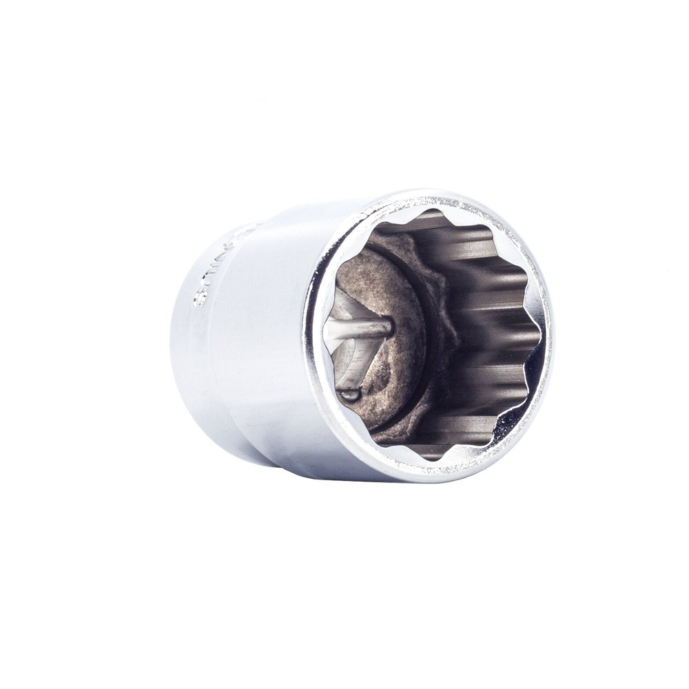 Genius Tools 1/2" Dr. 21mm Hand Socket (12-Point) - 433821