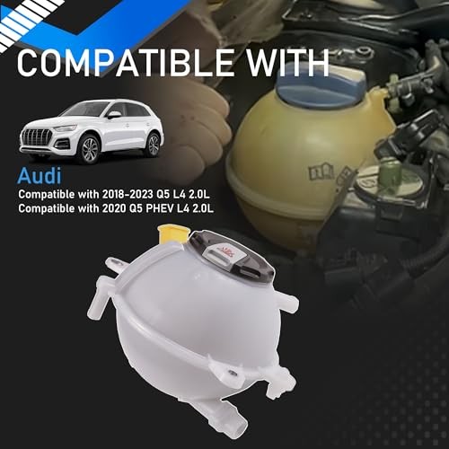 Engine Radiator Coolant Overflow Recovery Expansion Tank with Sensor & Cap