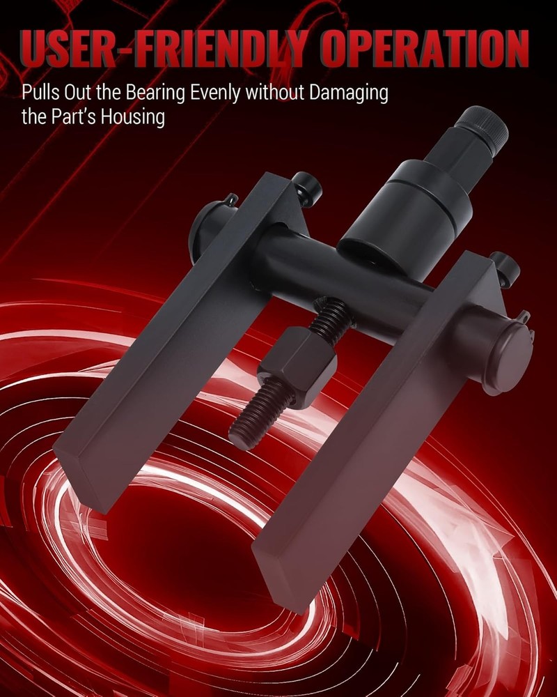 Motorcycle Wheel Bearing Puller Set, 10 Piece Blind Hole Bearing Puller Tool Kit