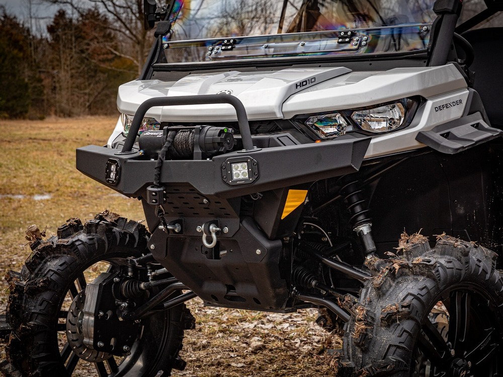 SuperATV Winch-Ready Front Bumper for Cam-Am Defender