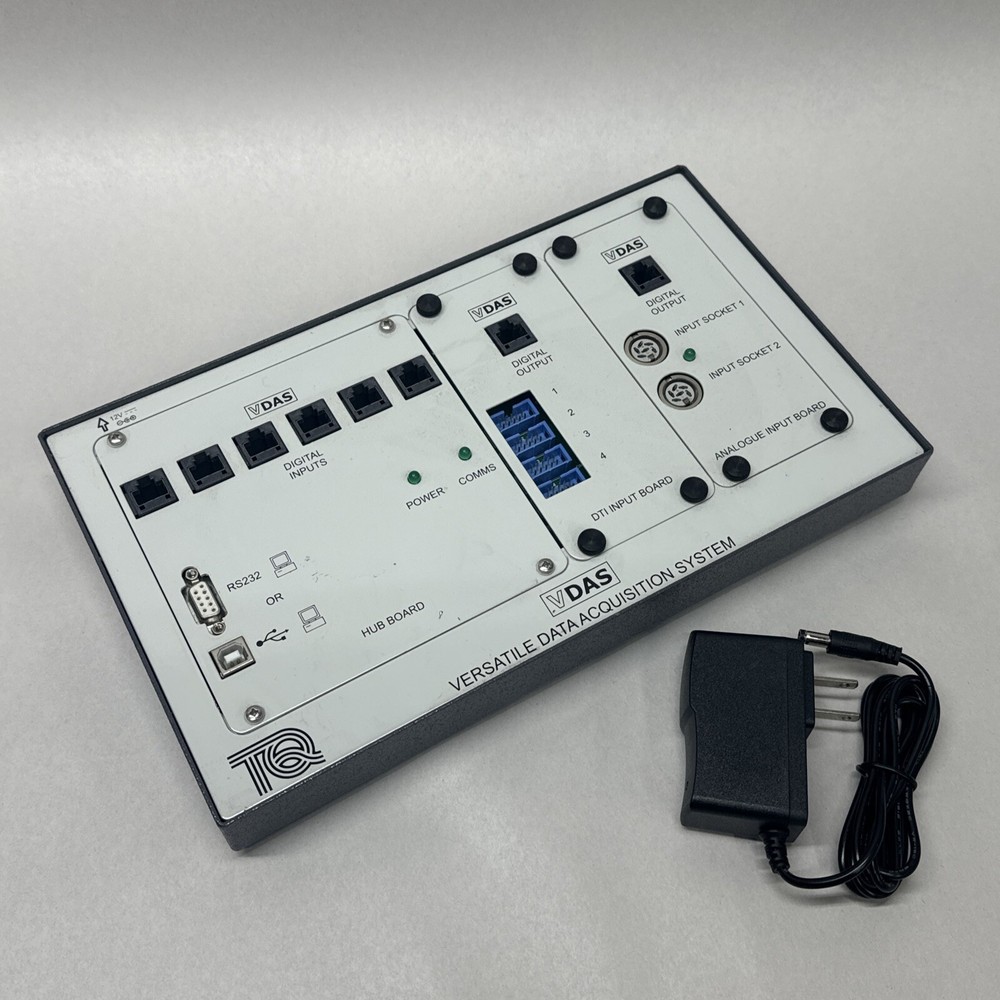 TecQuipment Vdas Versatile Data Acquisition System Controller VDAS-B W/ Analogue