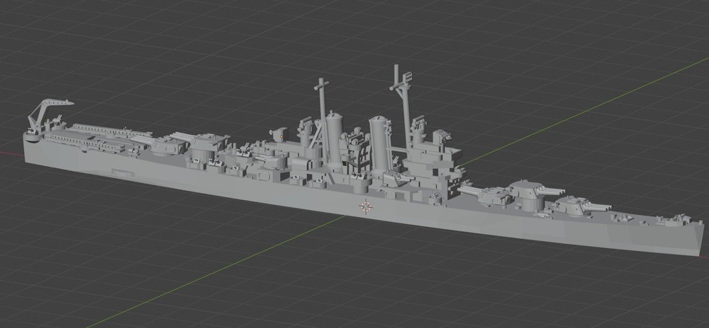 1:2400 St. Louis Class Light Cruiser