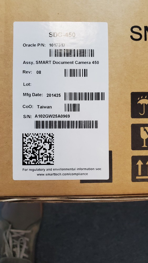 Smart Technologies Smart Document Camera 450 new in box