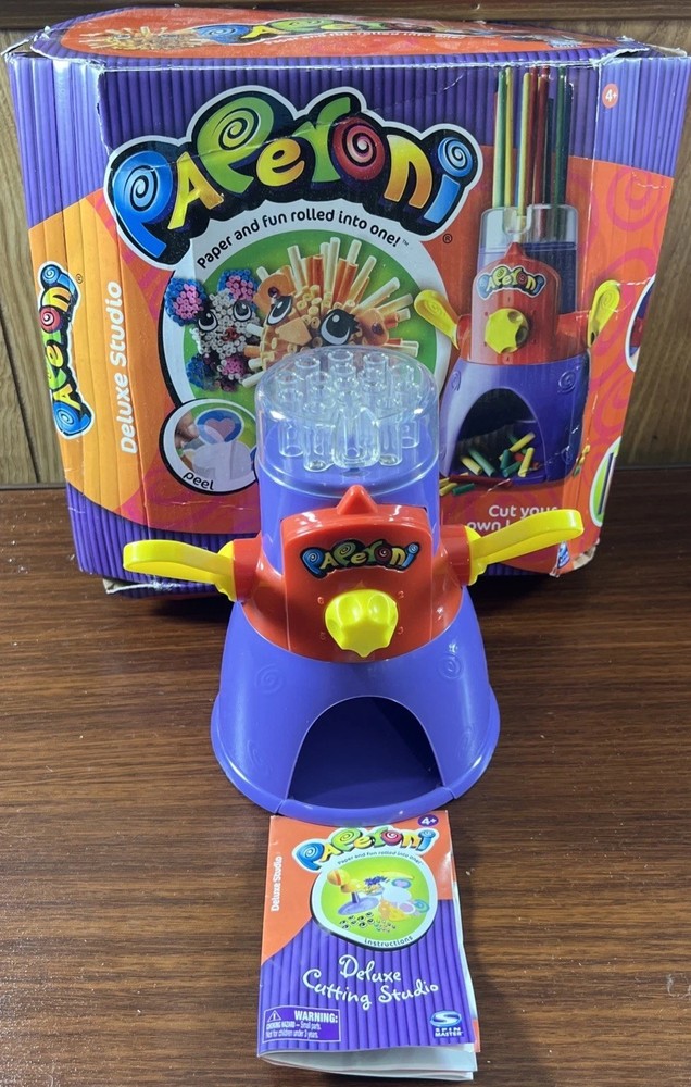 🍀 Spin Master Paperoni Deluxe Studio Activity Set - Partial Kit Incomplete 🍀