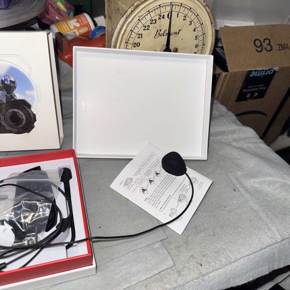 Moman CP-E Compack Edge Headset Helmet Intercom 1- Rider Kit UNTESTED