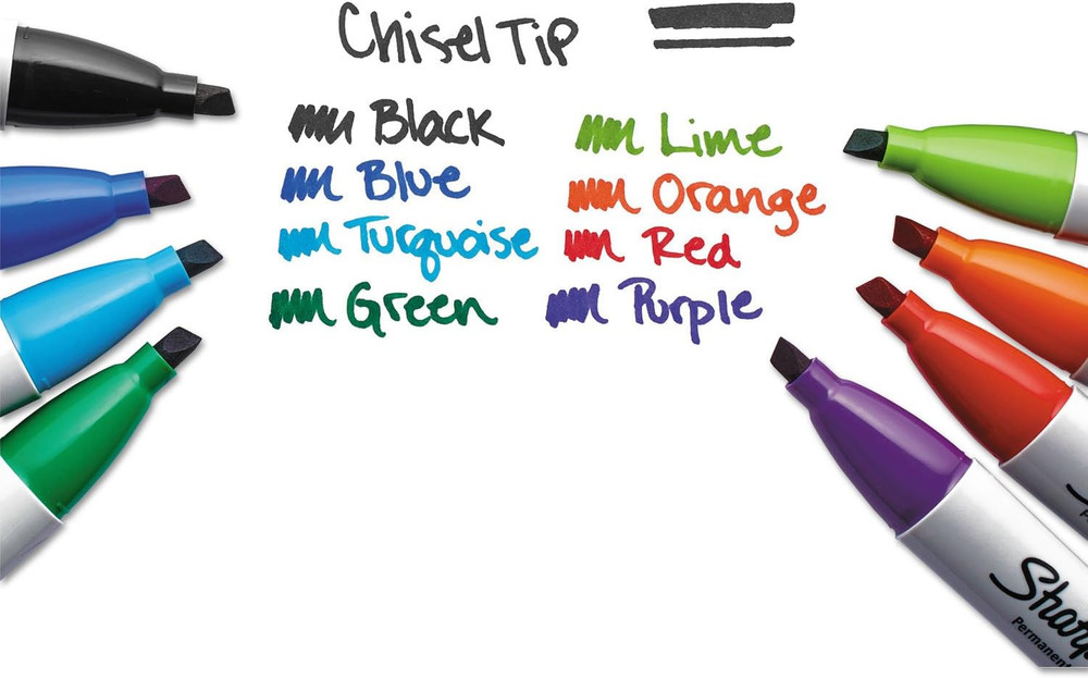 Chisel Tip Permanent Marker