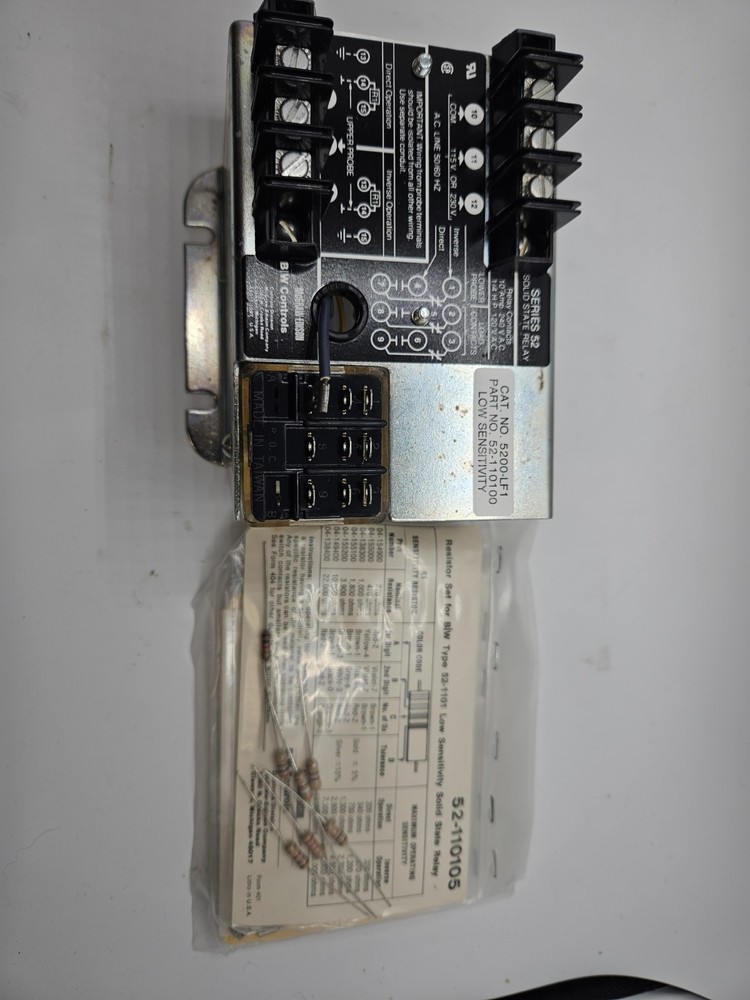 B/W CONTROLS 5200-LF1 LOW SENSITIVITY SOLID STATE RELAY