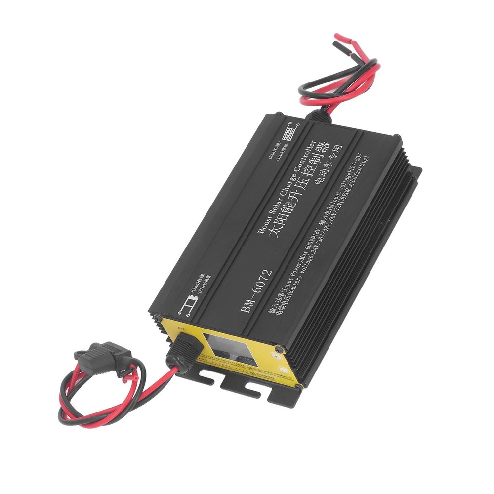 ·600W MPPT Boost Solar Charge Controller 12‑50V Input LCD Display Step Up Sol