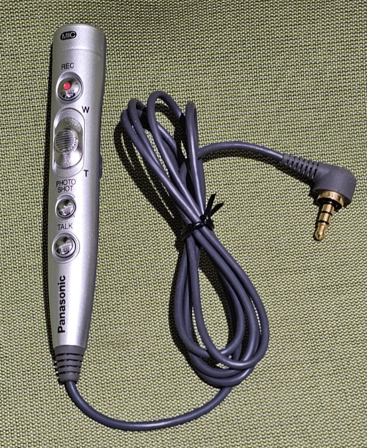Panasonic Clip-on Wired Remote Control w Microphone N2QCBD000030