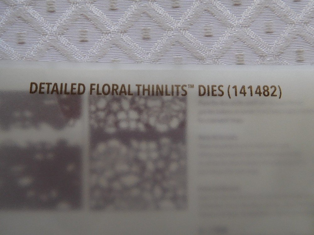 Big Shot Stampin’ Up! Detailed Floral Thinlits Dies 141482 Sizzix