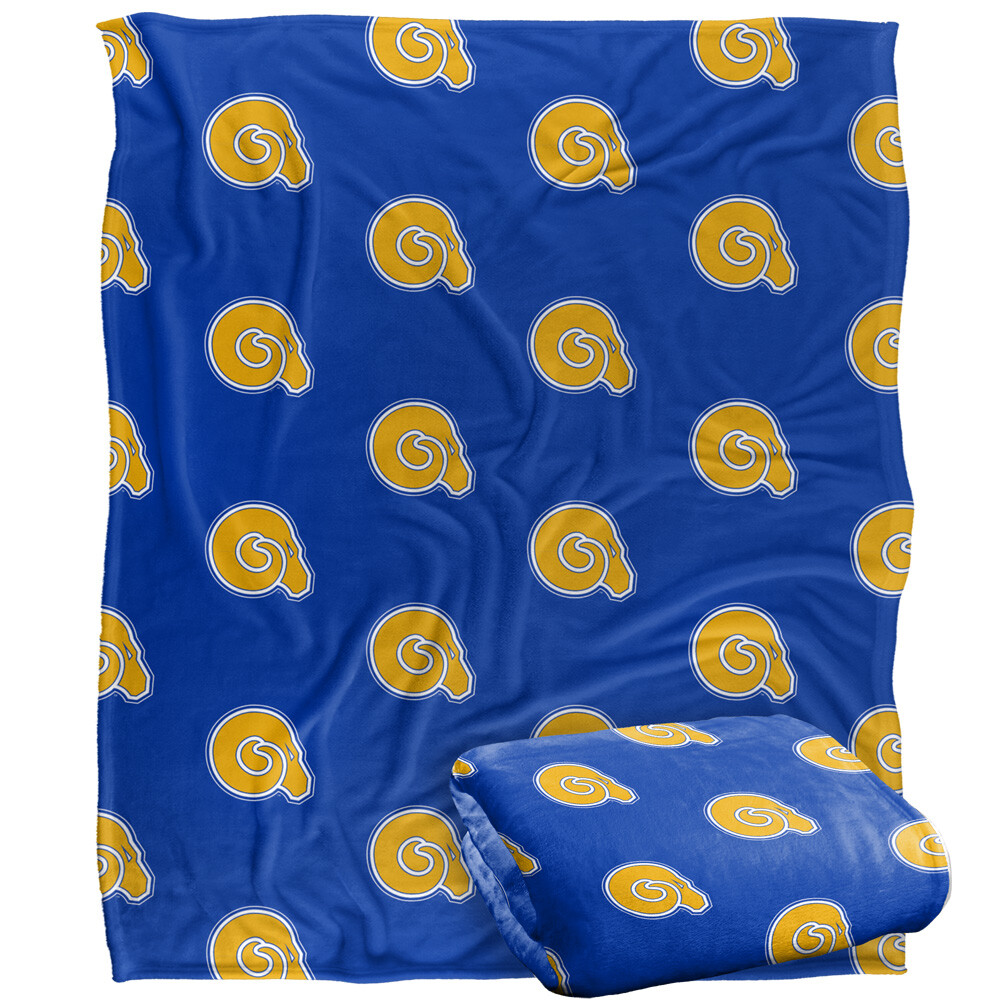 Albany State University Logo Pattern Silky Touch Super Soft Throw Blanket