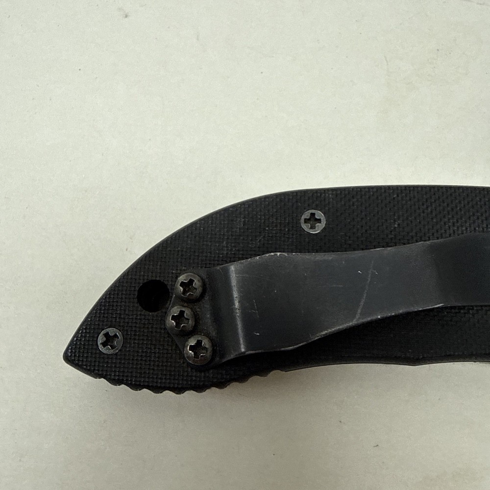 2005 Emerson Mini Commander Wave Feature Black G10 Grips Mini Com