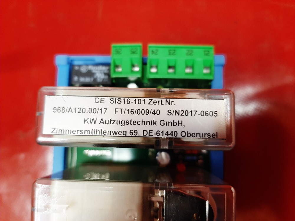 KW Elevator Technology CE SIS16-101 Control Module