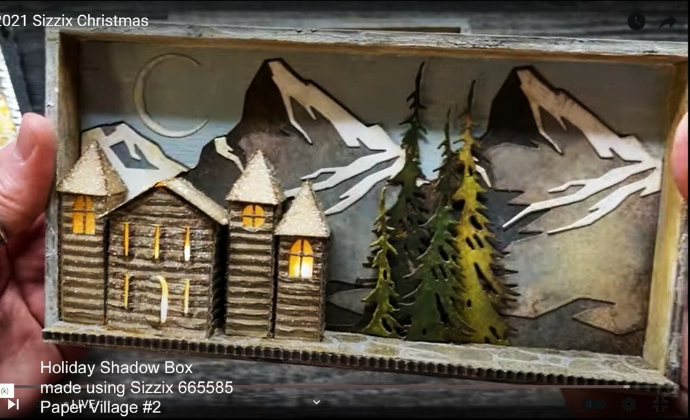 Sizzix Thinlits Paper Village #2 21PC set #665585 Retail $22.99 by Tim Holtz