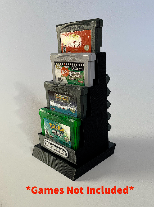 Nintendo Game Boy Advanced SP 9 Game Cartridge Display- DISPLAY ONLY (Customize)