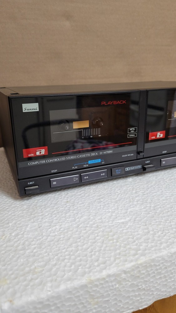 Sansui D-M700W Computer Controlled Stereo Cassette Deck