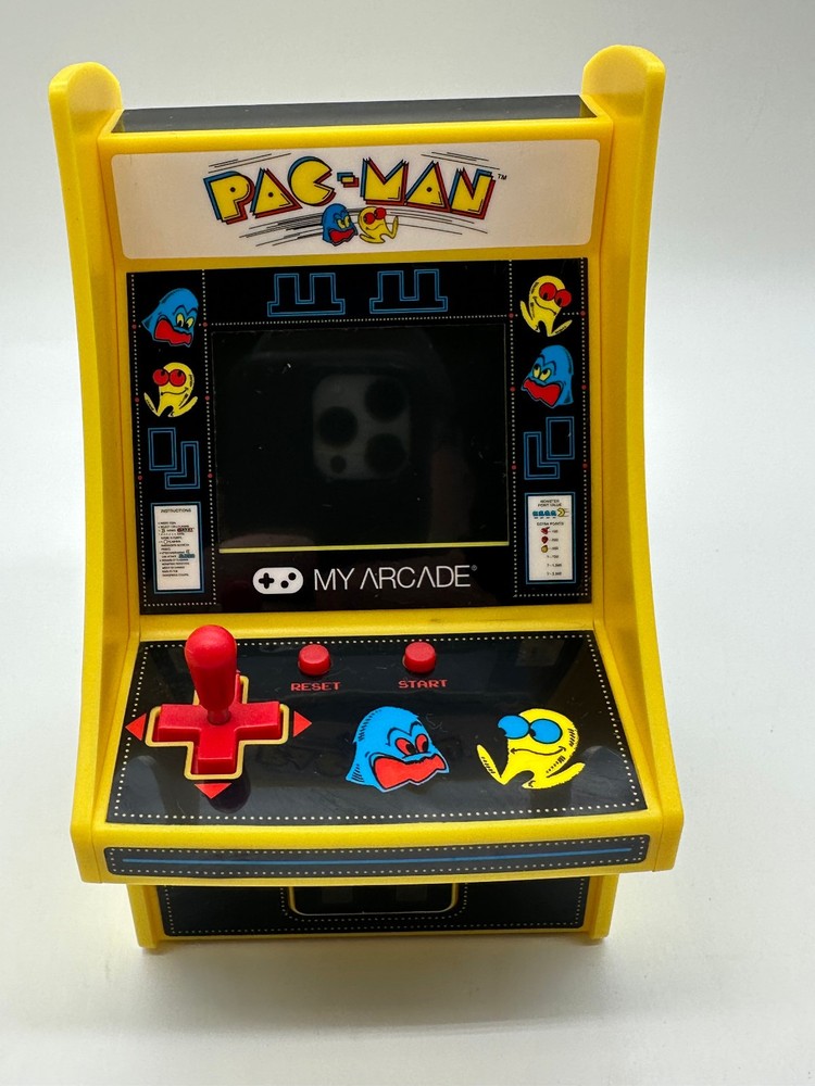 PAC-MAN My Arcade Micro Player Mini Arcade Video Game Machine- TESTED & WORKS