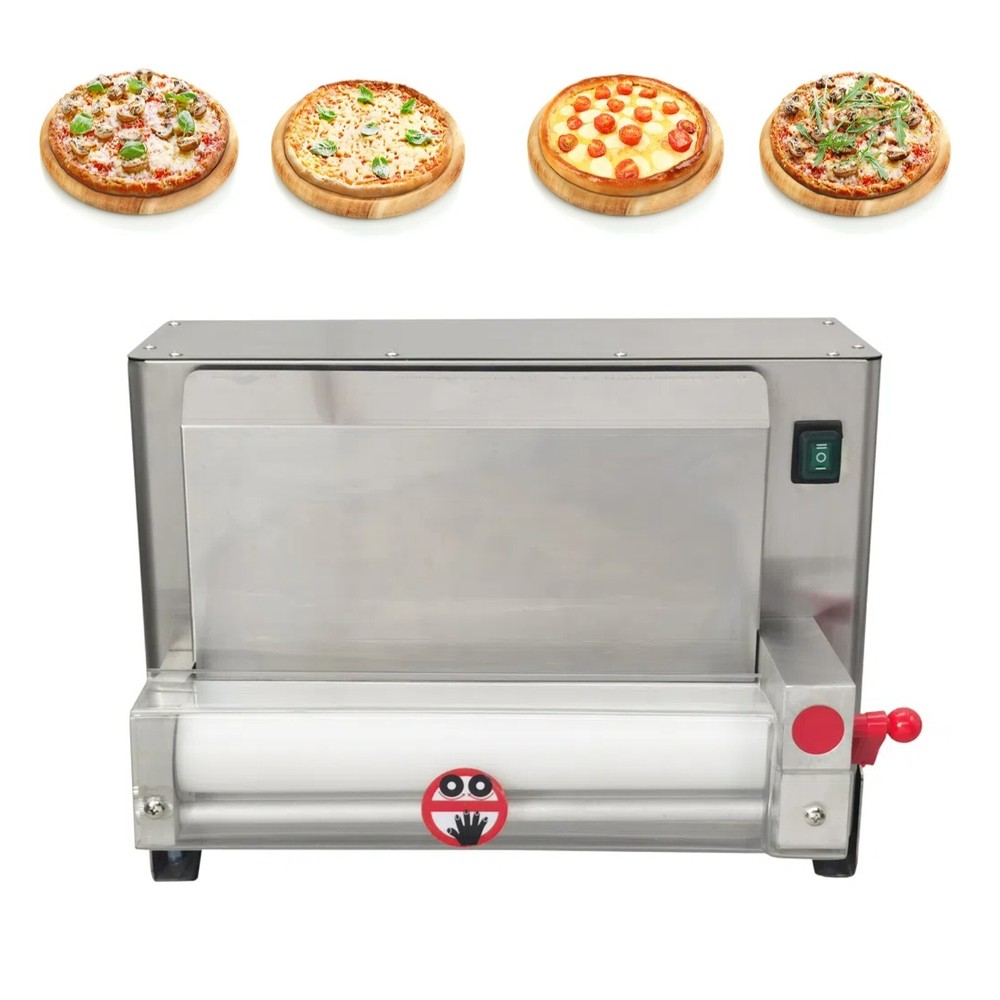 Single Roll Automatic Pizza Dough Presses Forming Machine Electric Dough Sheeter