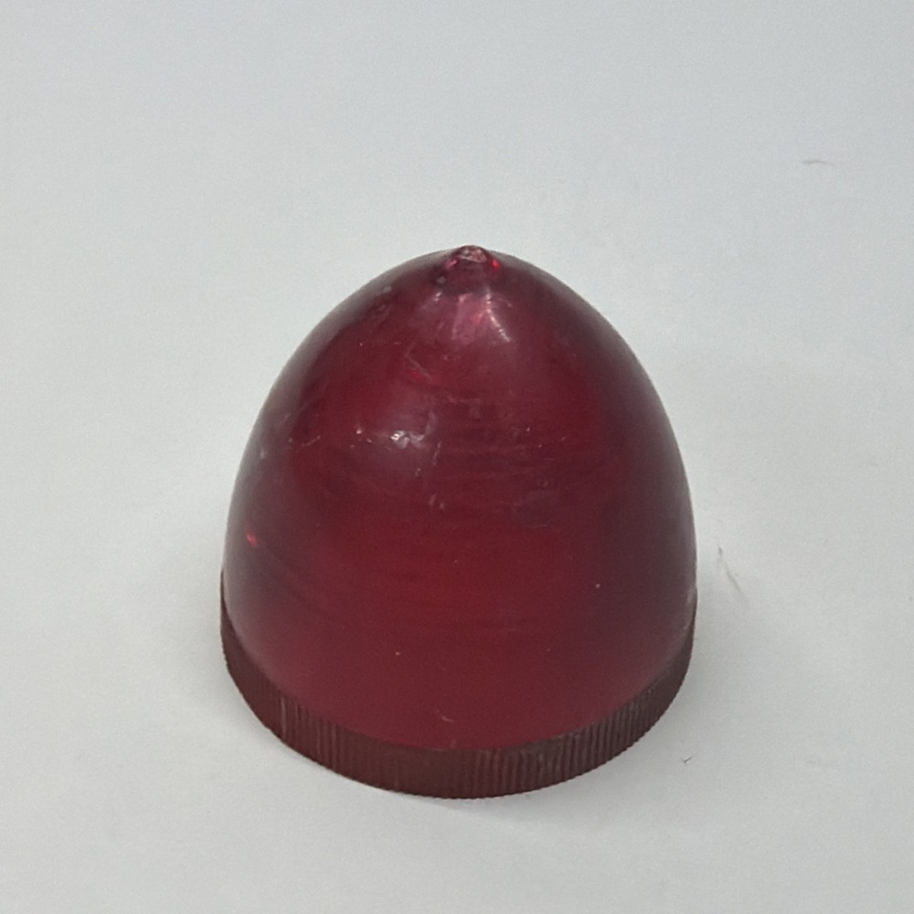 VINTAGE ASHFLASH "EXPLORER" SPOTLIGHT / LANTERN BRIGHT RED REPLACEMENT LENS CAP