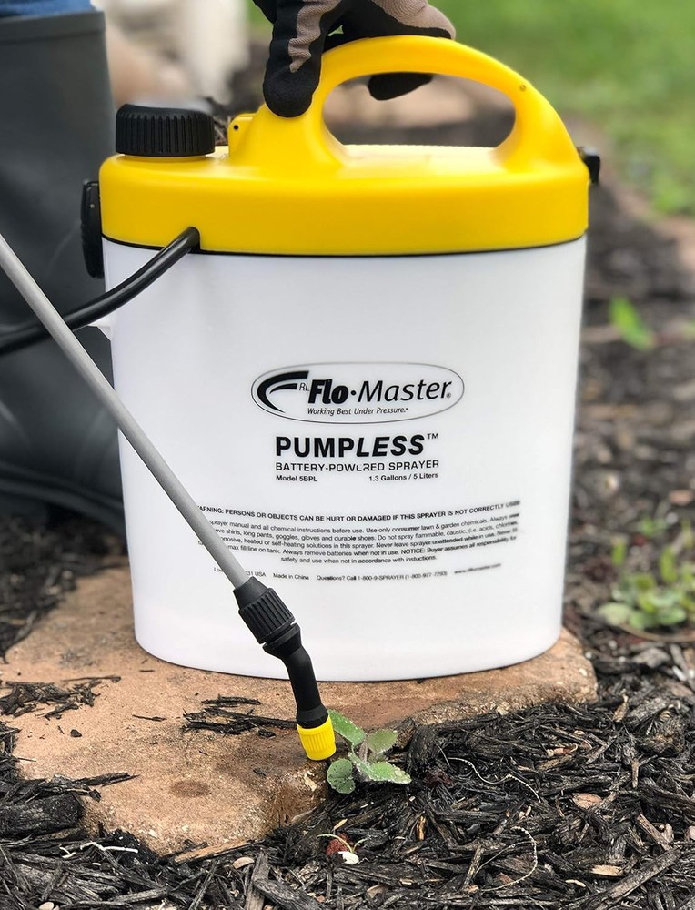 Pumpless Battery Powered Sprayer, Translucent