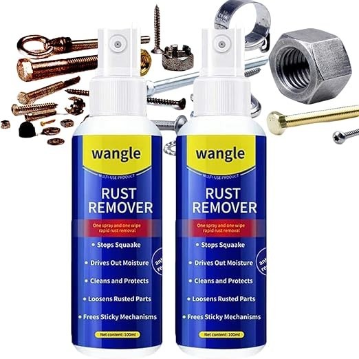 Wangle Rust Remover, Anti-Rust Lubricant Spray & Rust Remover Easy Application