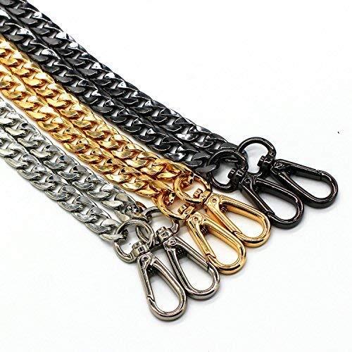 55" DIY Iron Flat Chain Strap Handbag Chains Purse Straps Shoulder