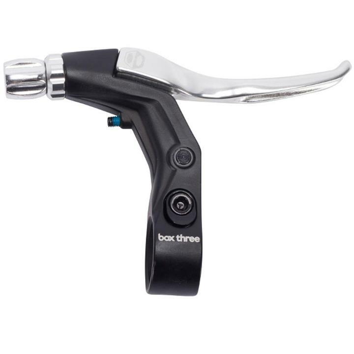 BOX THREE  Long Reach V-POINT Brake Lever Silver