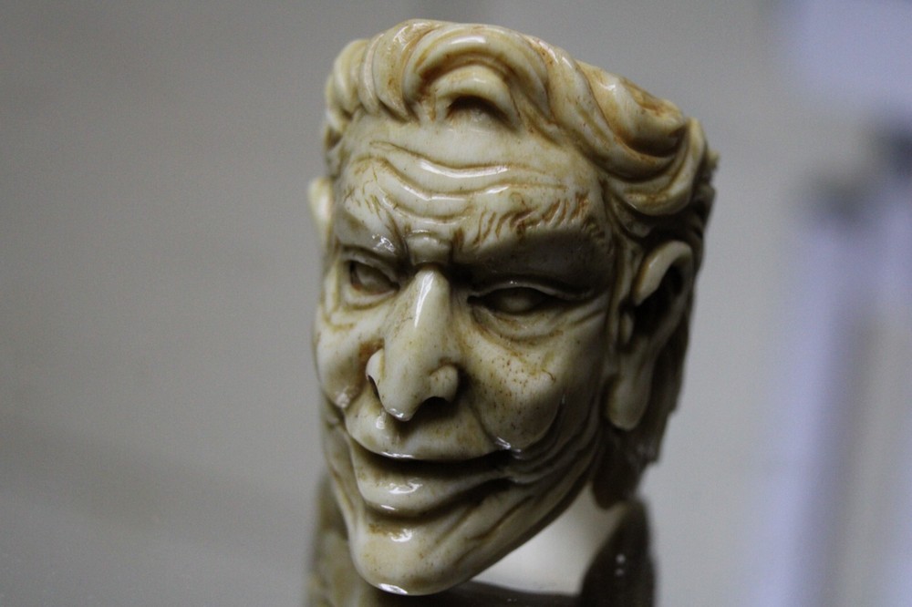 Handcrafted deer antler Jocker ring