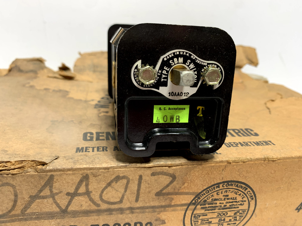General Electric 10AA012 Rotary Cam Switch