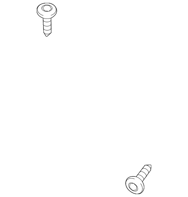 Genuine Volvo Headlamp Assembly Screw 30640947