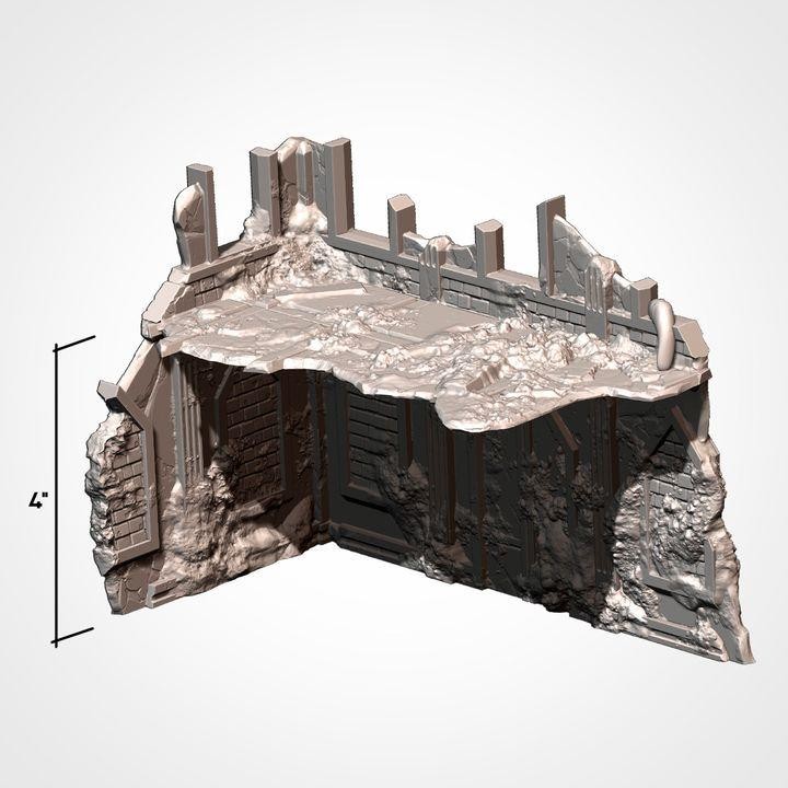 Infected Ruins GW 40K Terrain Set (10th Edition)