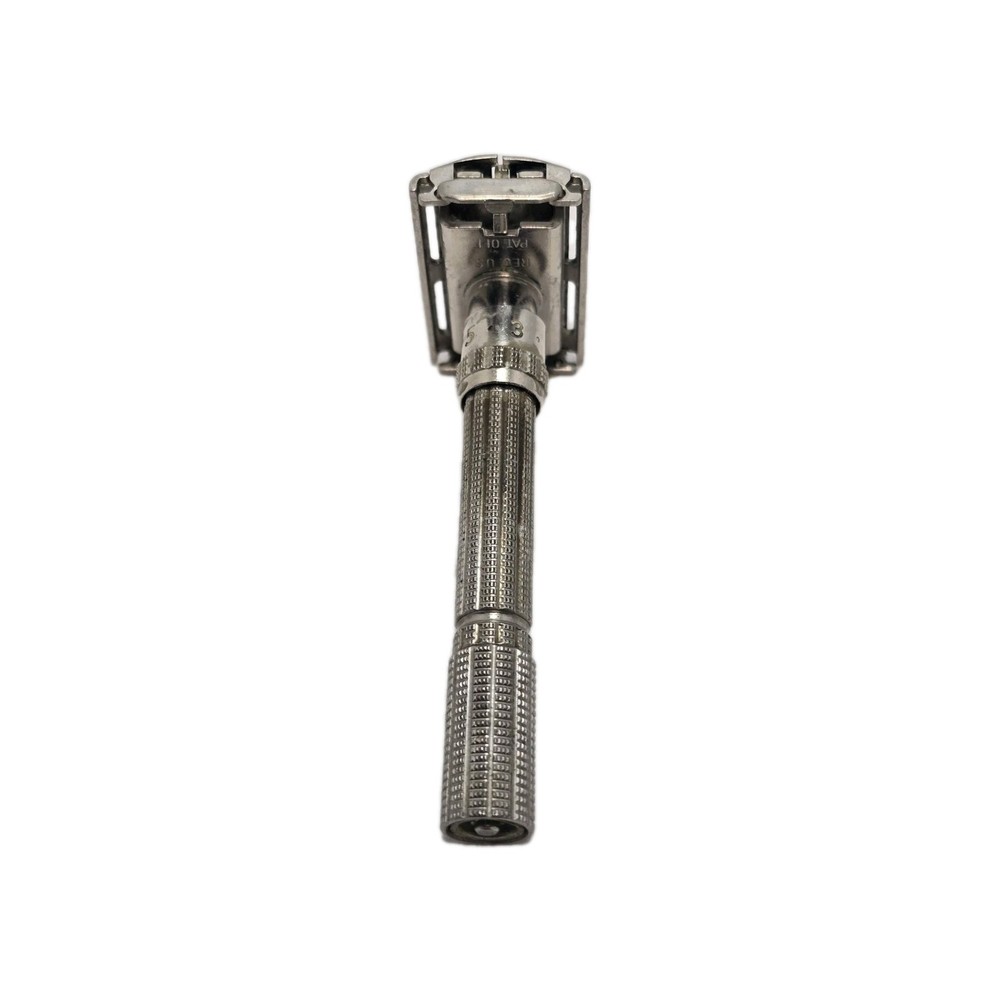 1963 Gillette Slim Adjustable 1-9 DE TTO Razor Date Code I1